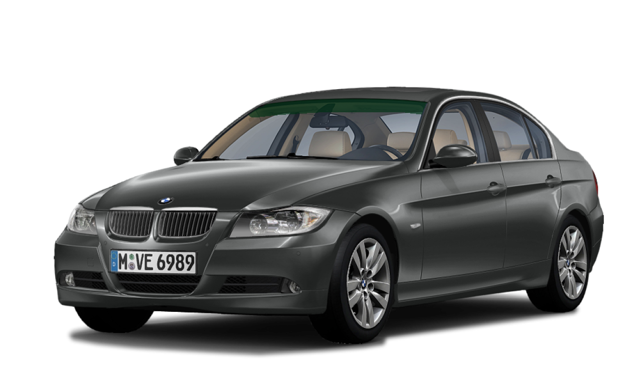 Exterior of BMW 325i (E90), VIN WBAVB16050NE50257