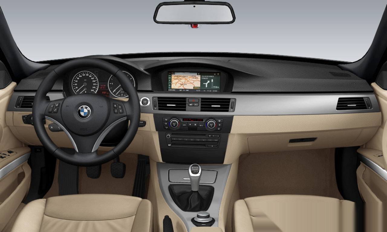 Interior of 2005 BMW 330i (E90), VIN WBAVB31020KC23399