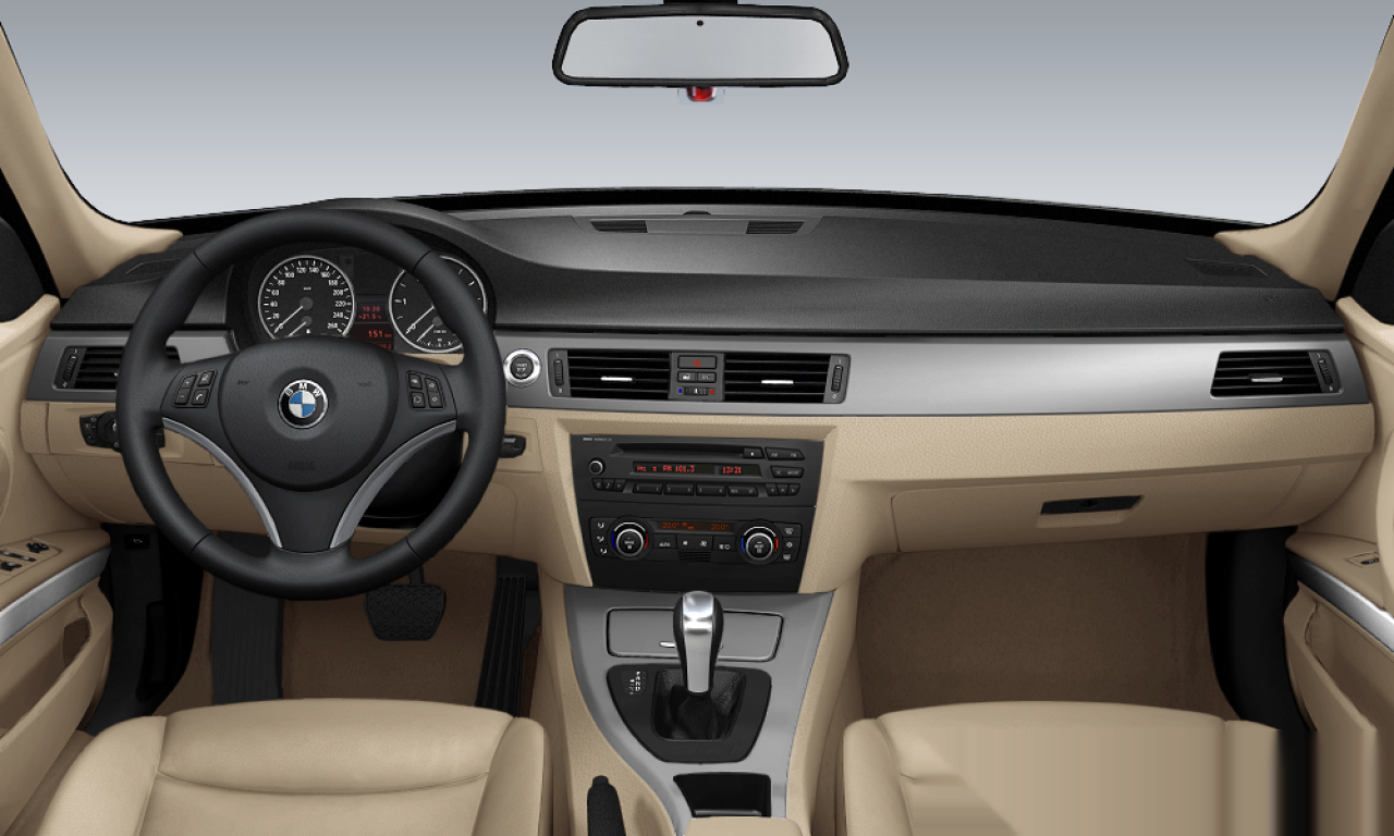 Interior of BMW 320d (E90), VIN WBAVC31035KT72969