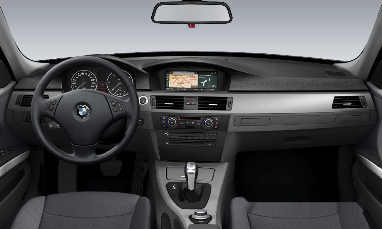 Interior of 2007 BMW 320d (E90), VIN WBAVC31060VC74240