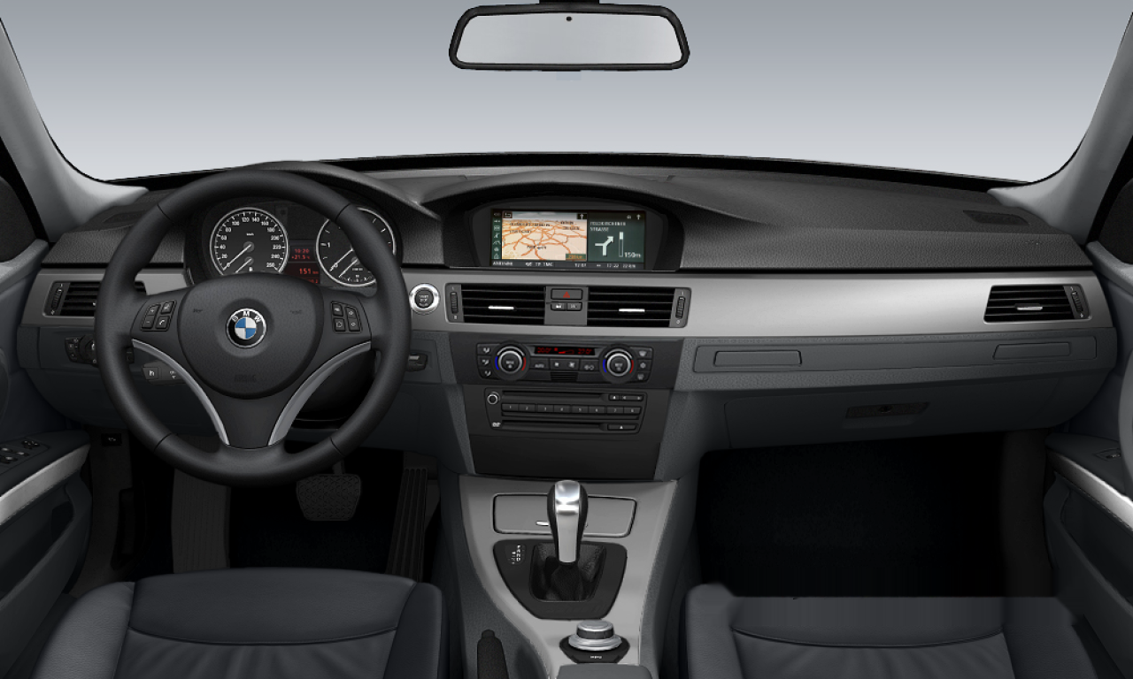 Interior of 2007 BMW 330d (E90), VIN WBAVC91020VD86276