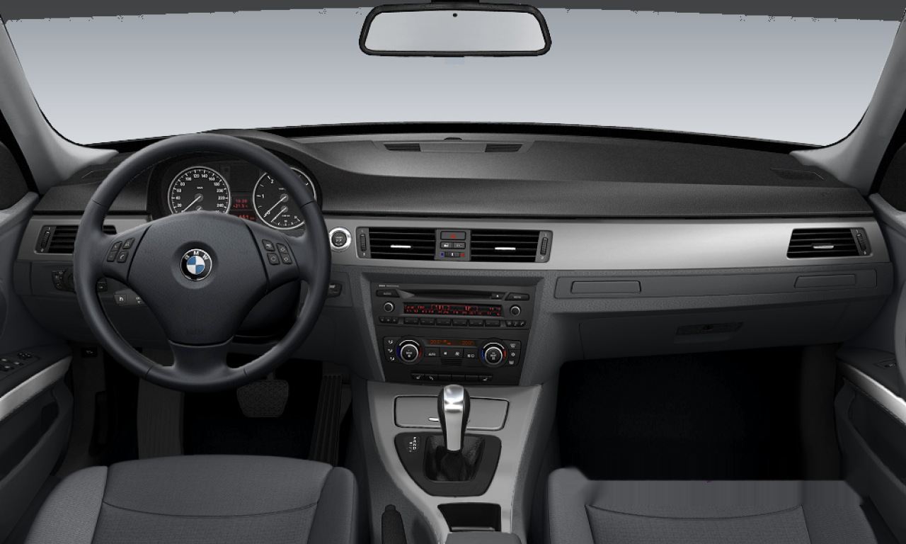 Interior of BMW 320d (E90), VIN WBAVG91030A341050