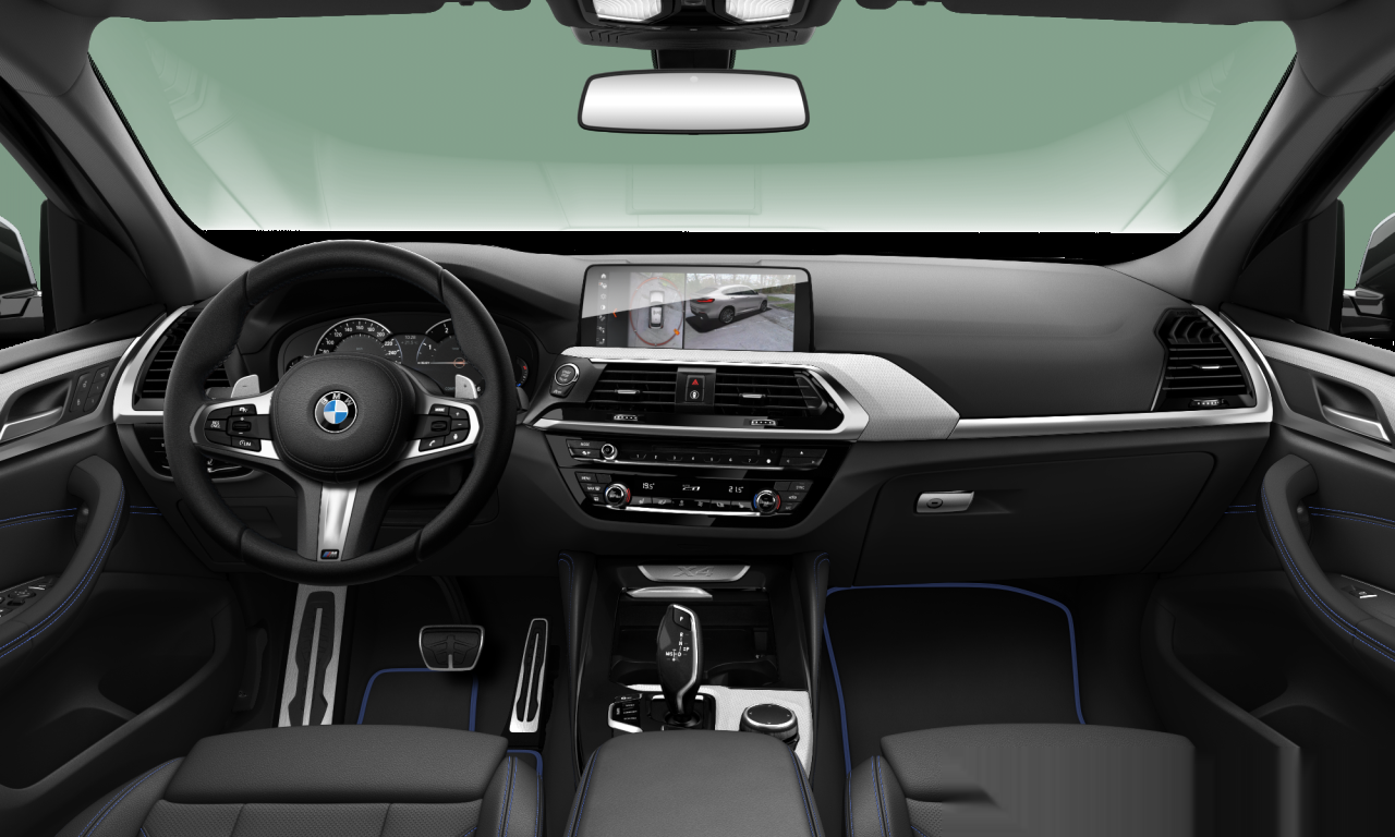Interior of BMW X4 xDrive20d (G02), VIN WBAVJ12000LC16404