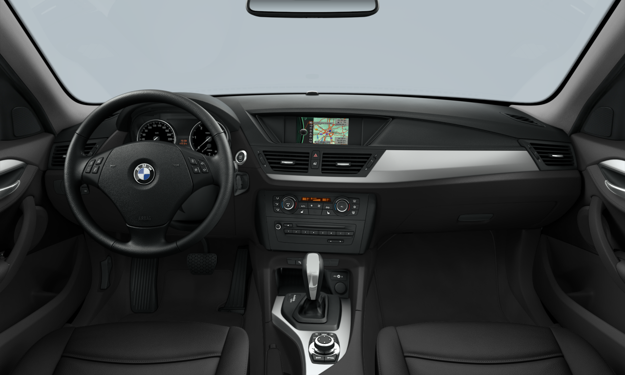Interior of BMW X1 sDrive20d (E84), VIN WBAVN31060VP96387