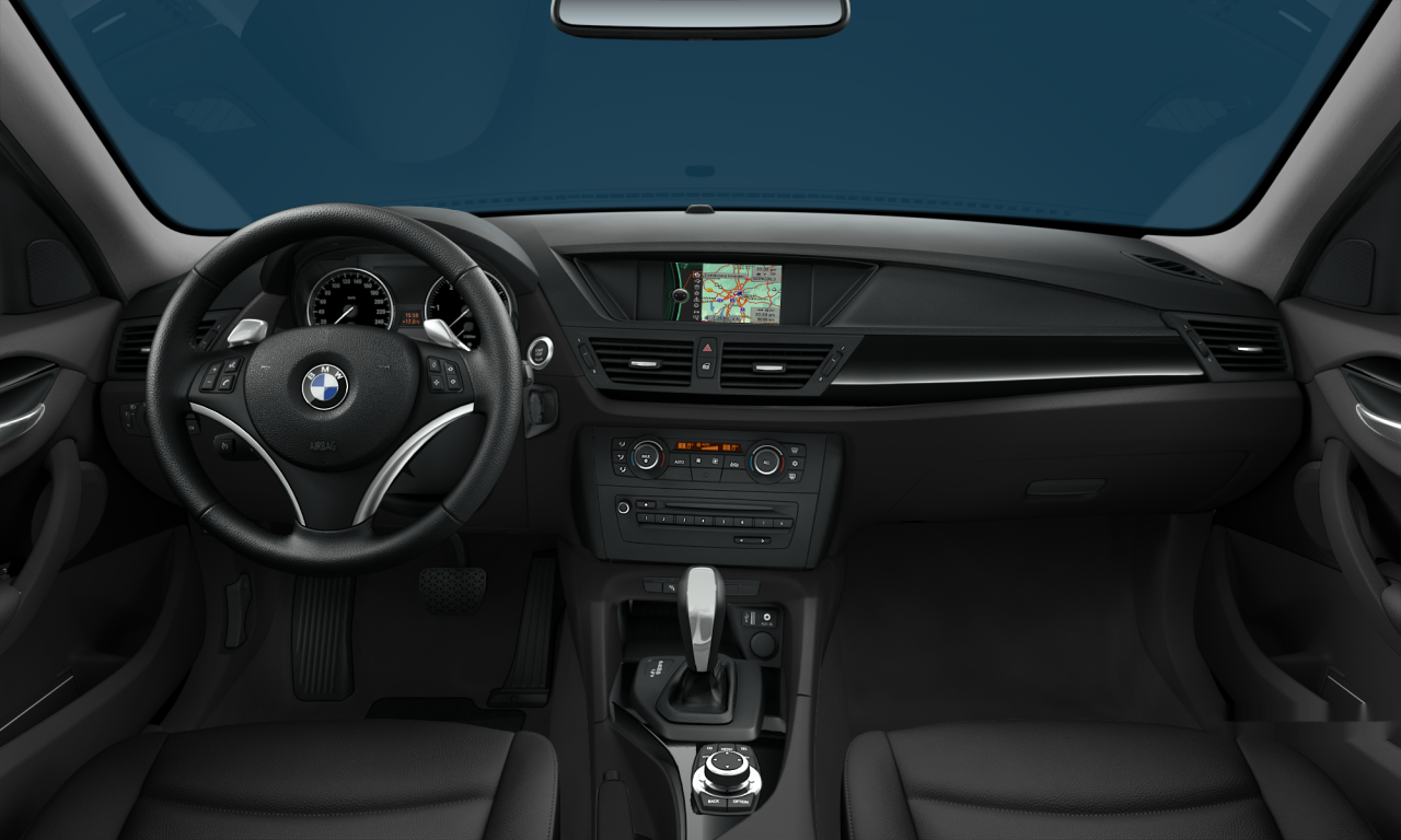 Interior of BMW X1 sDrive20d (E84), VIN WBAVN32010VS98015