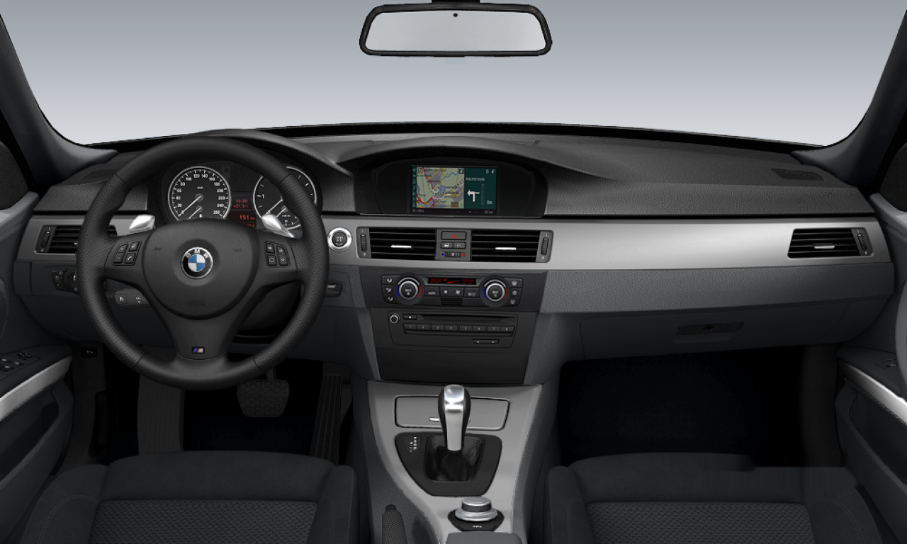 Interior of BMW 335d (E91), VIN WBAVS91070KZ86888