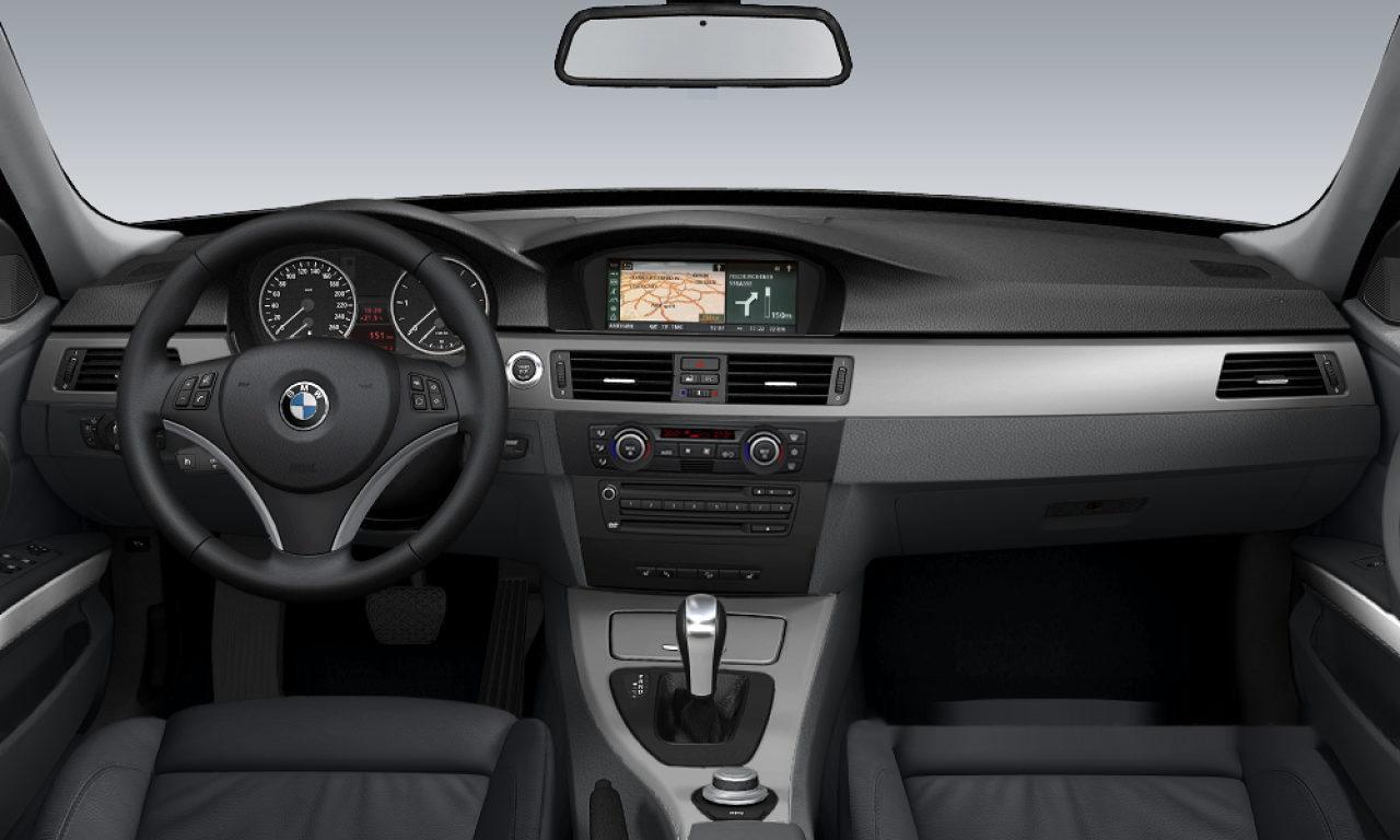 Interior of BMW 330xd (E91), VIN WBAVT91000KT89160