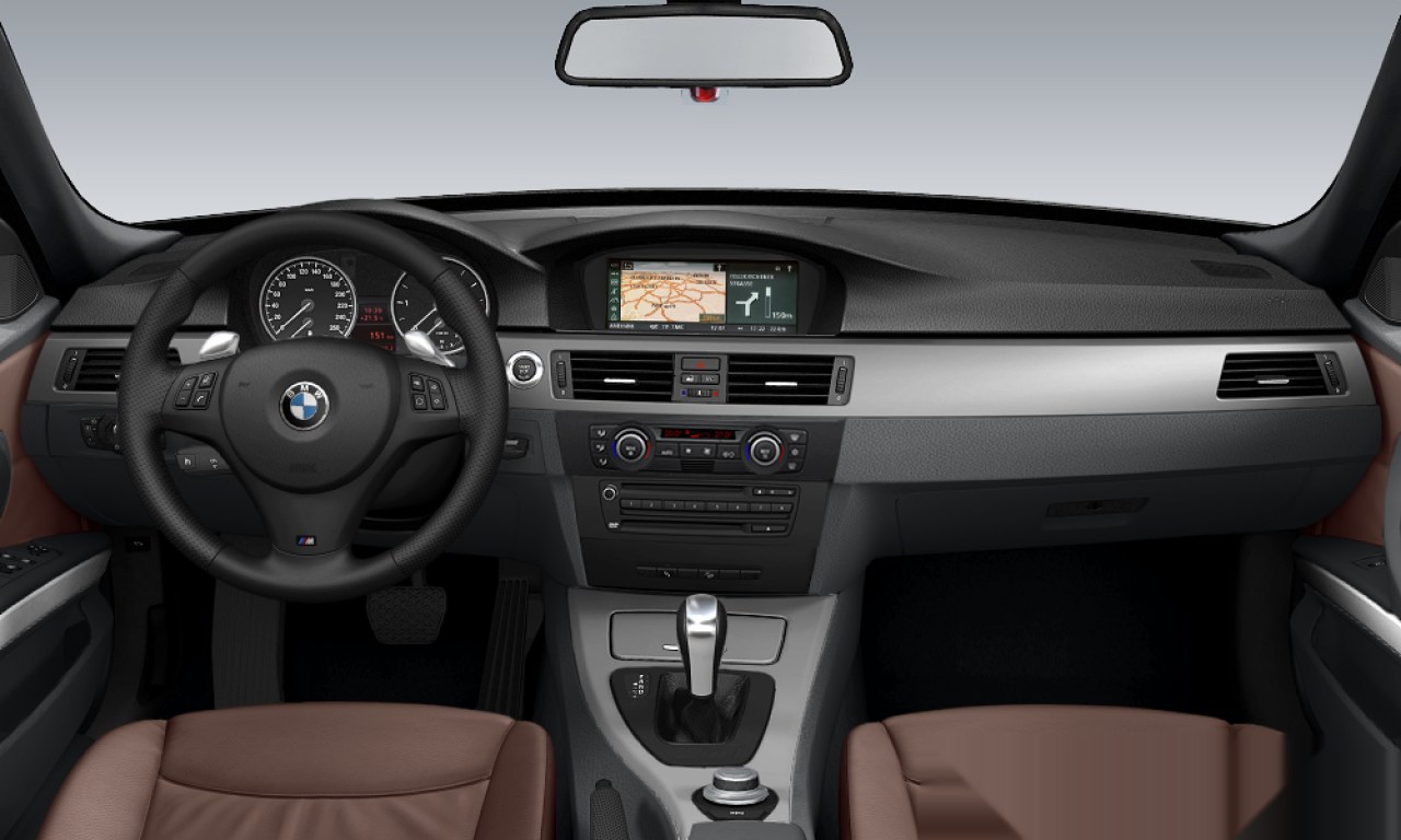 Interior of BMW 330xd (E91), VIN WBAVT91010KX28654