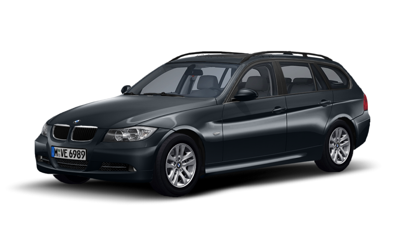 Exterior of BMW 318d (E91), VIN WBAVU11040K003922