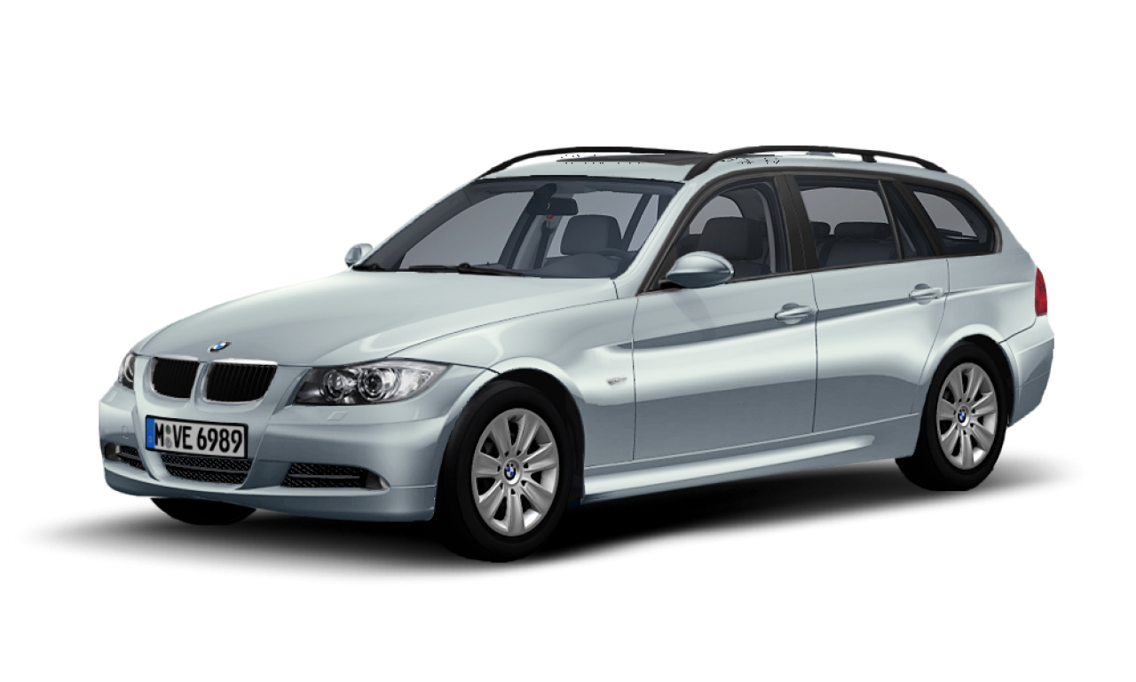 Exterior of BMW 318d (E91), VIN WBAVU11060K003470
