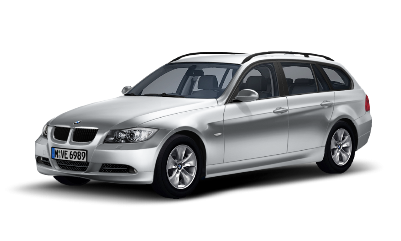 Exterior of BMW 318d (E91), VIN WBAVU11090K003575