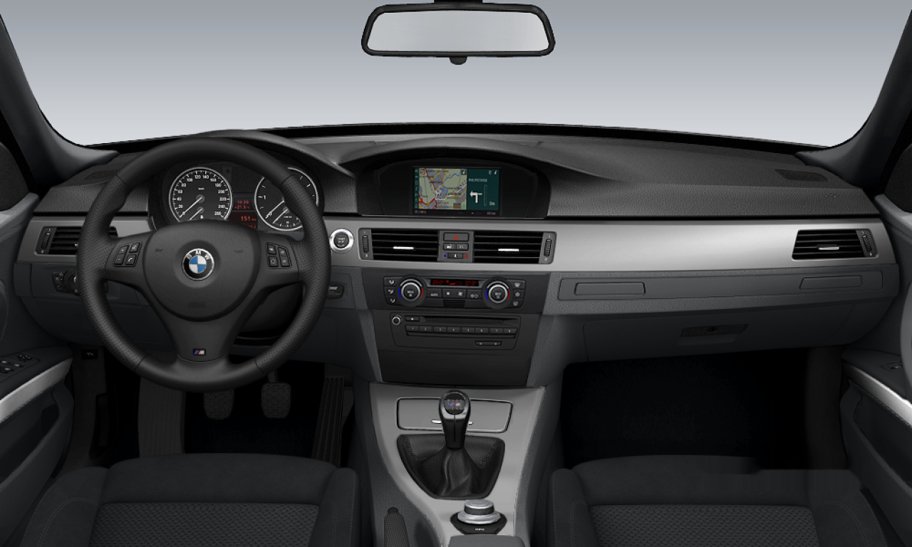 Interior of 2008 BMW 320d (E91), VIN WBAVU51070A312782
