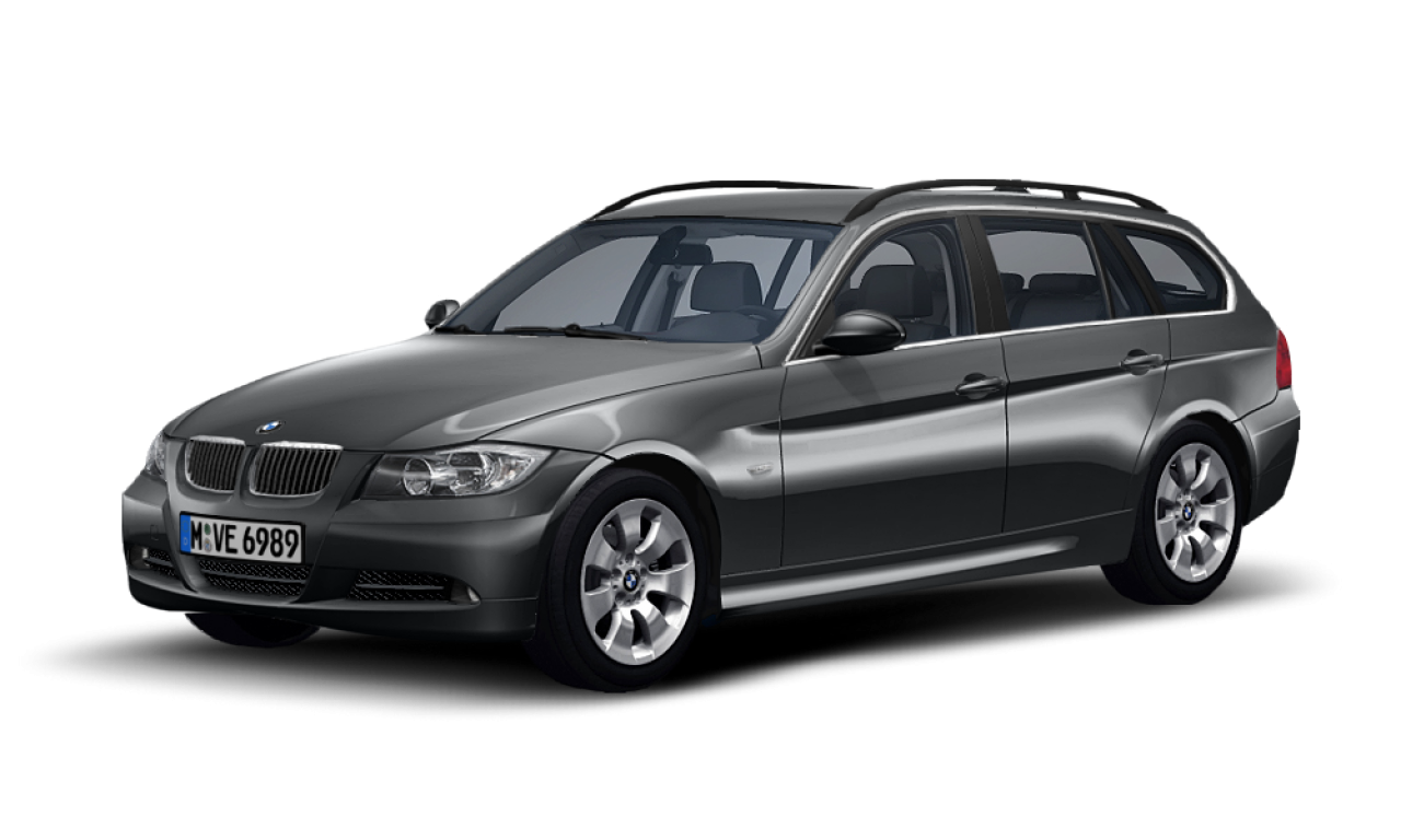 Exterior of BMW 325d (E91), VIN WBAVU71060KE93205