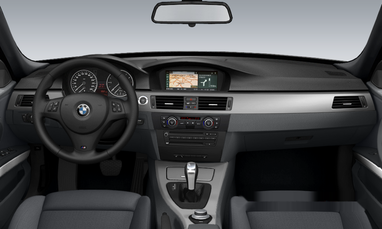 Interior of 2007 BMW 330d (E91), VIN WBAVU910X0KT17301