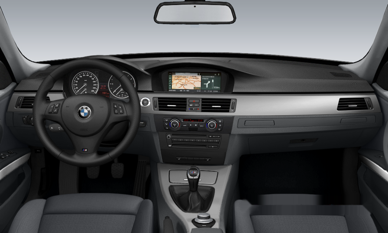 Interior of BMW 318d (E91), VIN WBAVW11020A278477