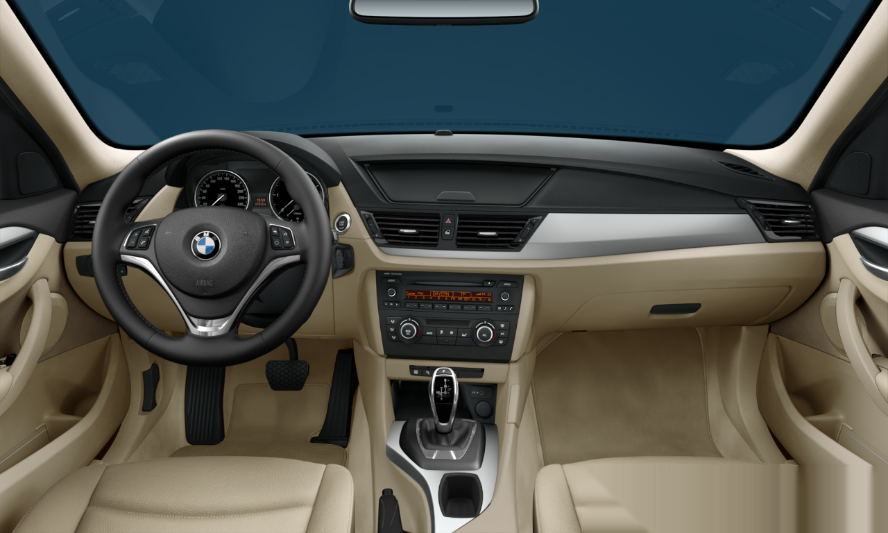 Interior of BMW X1 sDrive16i (E84), VIN WBAVX1100EVY86141