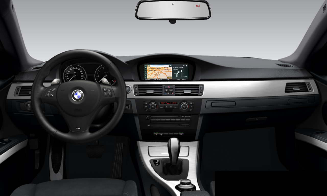 Interior of 2007 BMW 335i (E92), VIN WBAWB71060P027817