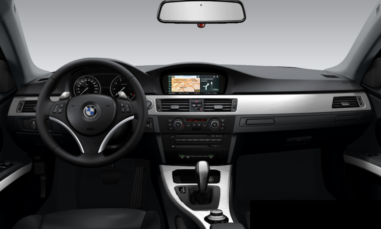 Interior of BMW 335i (E92), VIN WBAWB72030PW82354