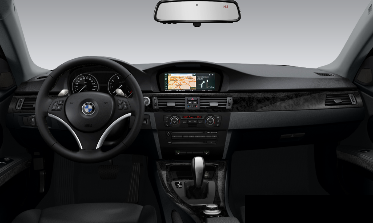 Interior of BMW 335i (E92), VIN WBAWB73527P035092
