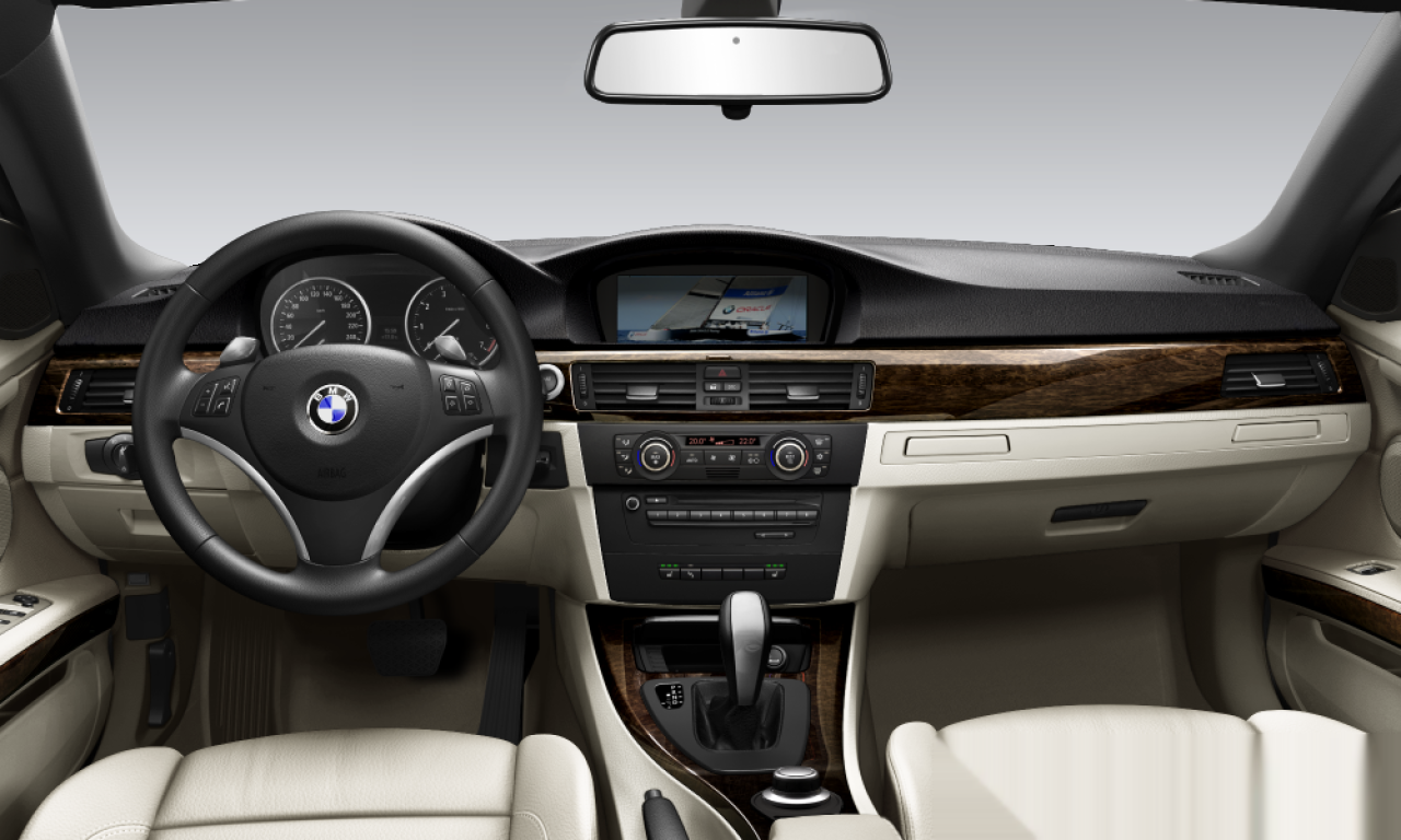 Interior of BMW 335i (E93), VIN WBAWL72030JZ96666