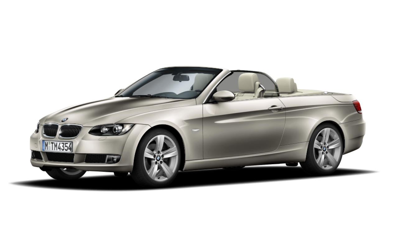 Exterior of BMW 330d (E93), VIN WBAWM51030P097659