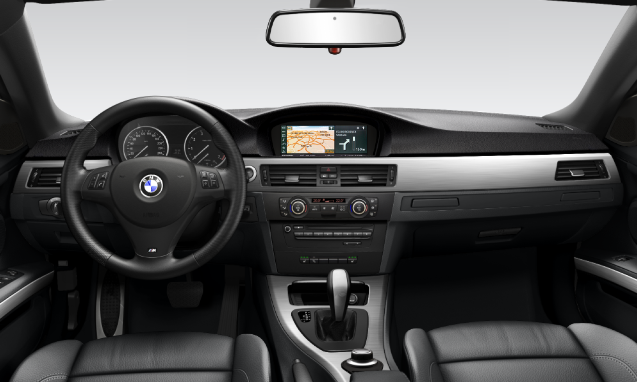 Interior of BMW 330i (E93), VIN WBAWN71090PA20516