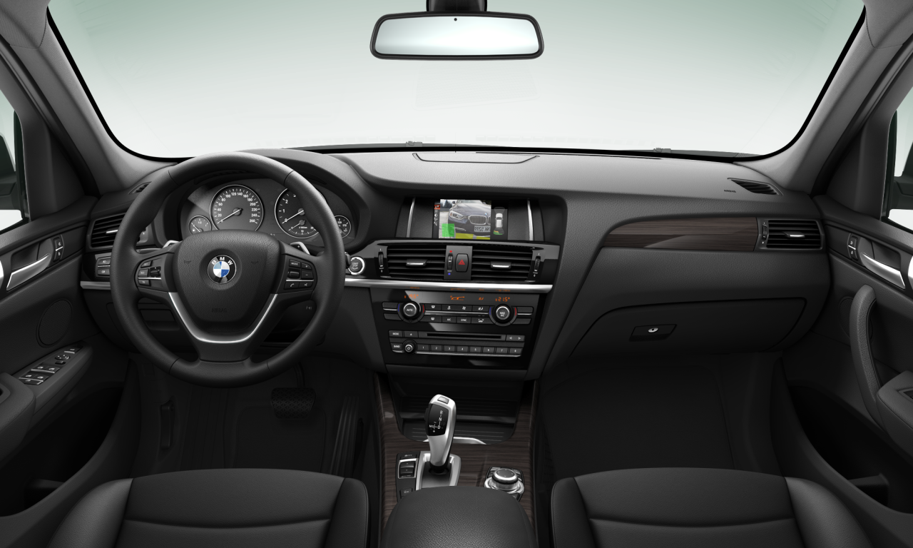 Interior of BMW X3 xDrive20i (F25), VIN WBAWX320900N50850