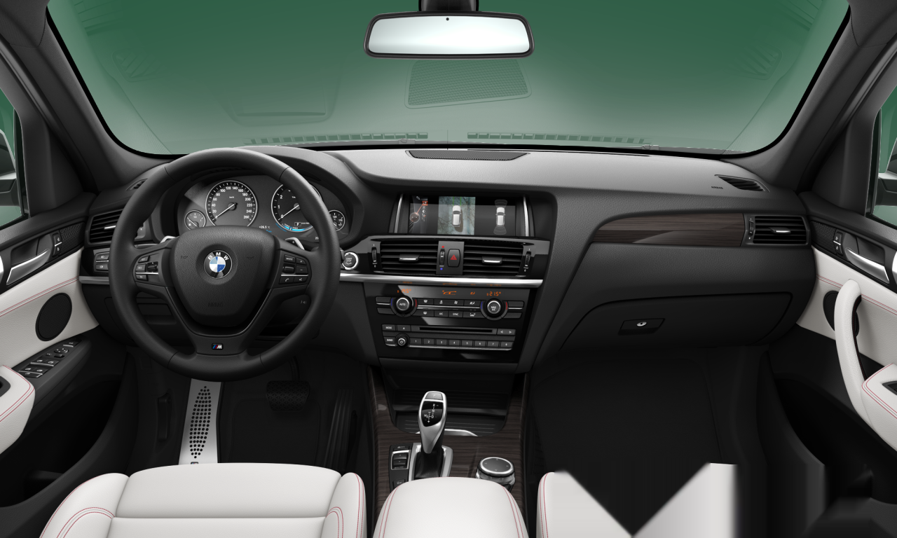 Interior of BMW X3 xDrive28i (F25), VIN WBAWX920300F72252