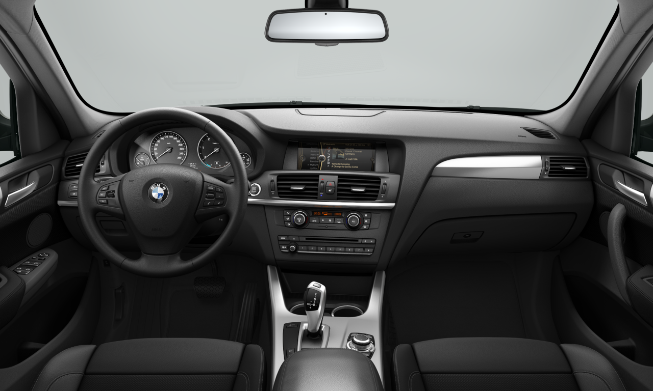 Interior of 2012 BMW X3 xDrive20d (F25), VIN WBAWY310500A45745