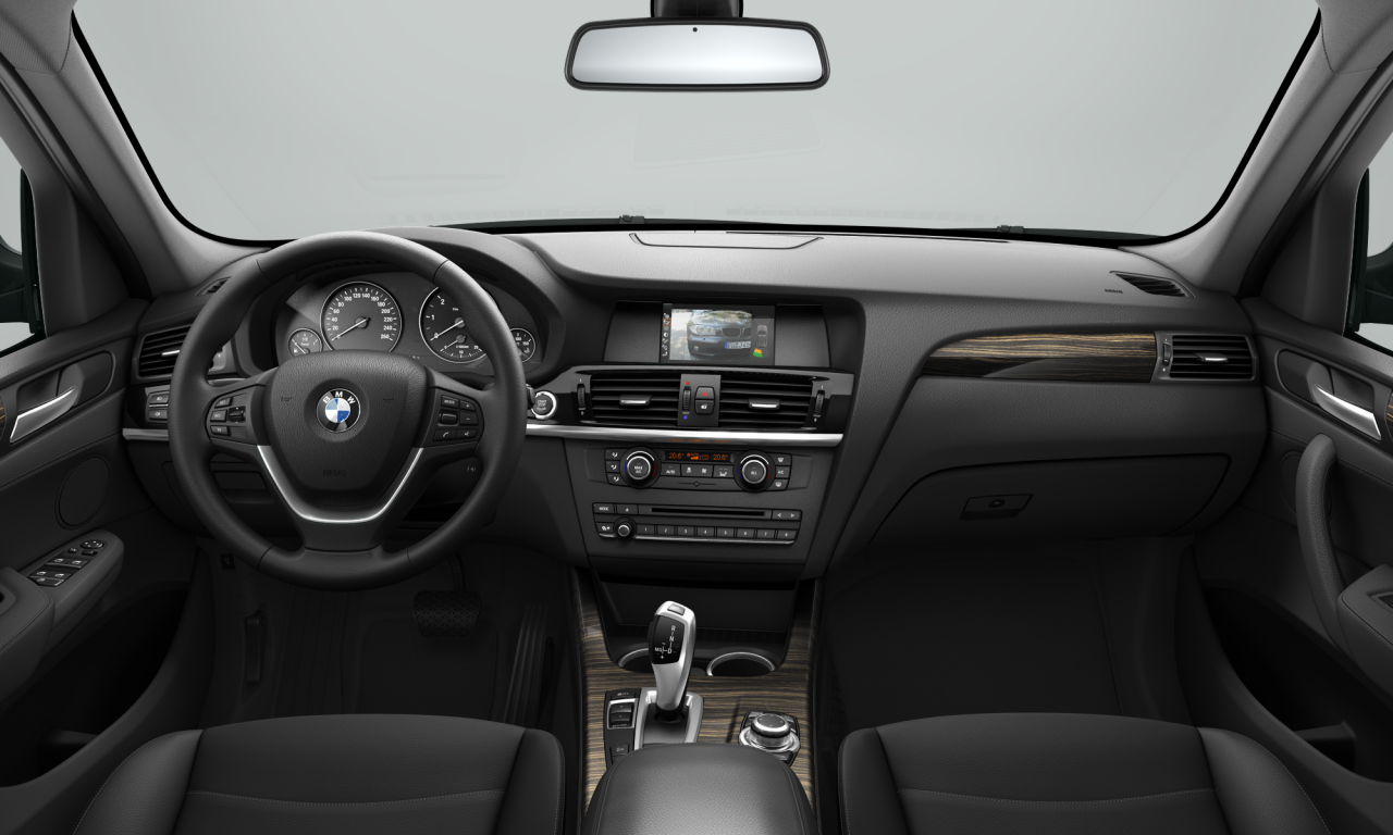 Interior of BMW X3 xDrive20d (F25), VIN WBAWY320X00C68328