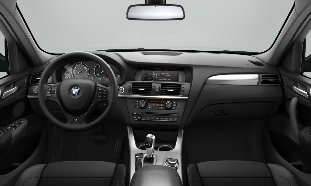 Interior of 2011 BMW X3 xDrive30d (F25), VIN WBAWY51060L891535