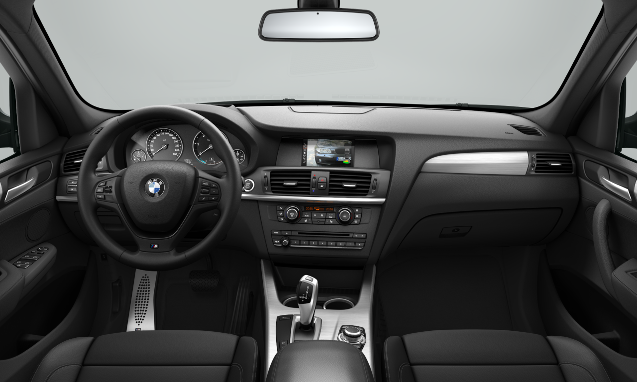 Interior of BMW X3 xDrive30d (F25), VIN WBAWY51090L876057