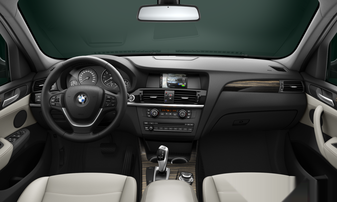 Interior of BMW X3 xDrive30d (F25), VIN WBAWY52070LX99512