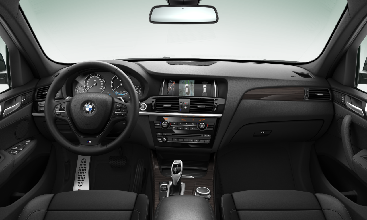 Interior of BMW X3 xDrive30d (F25), VIN WBAWY520800B56655