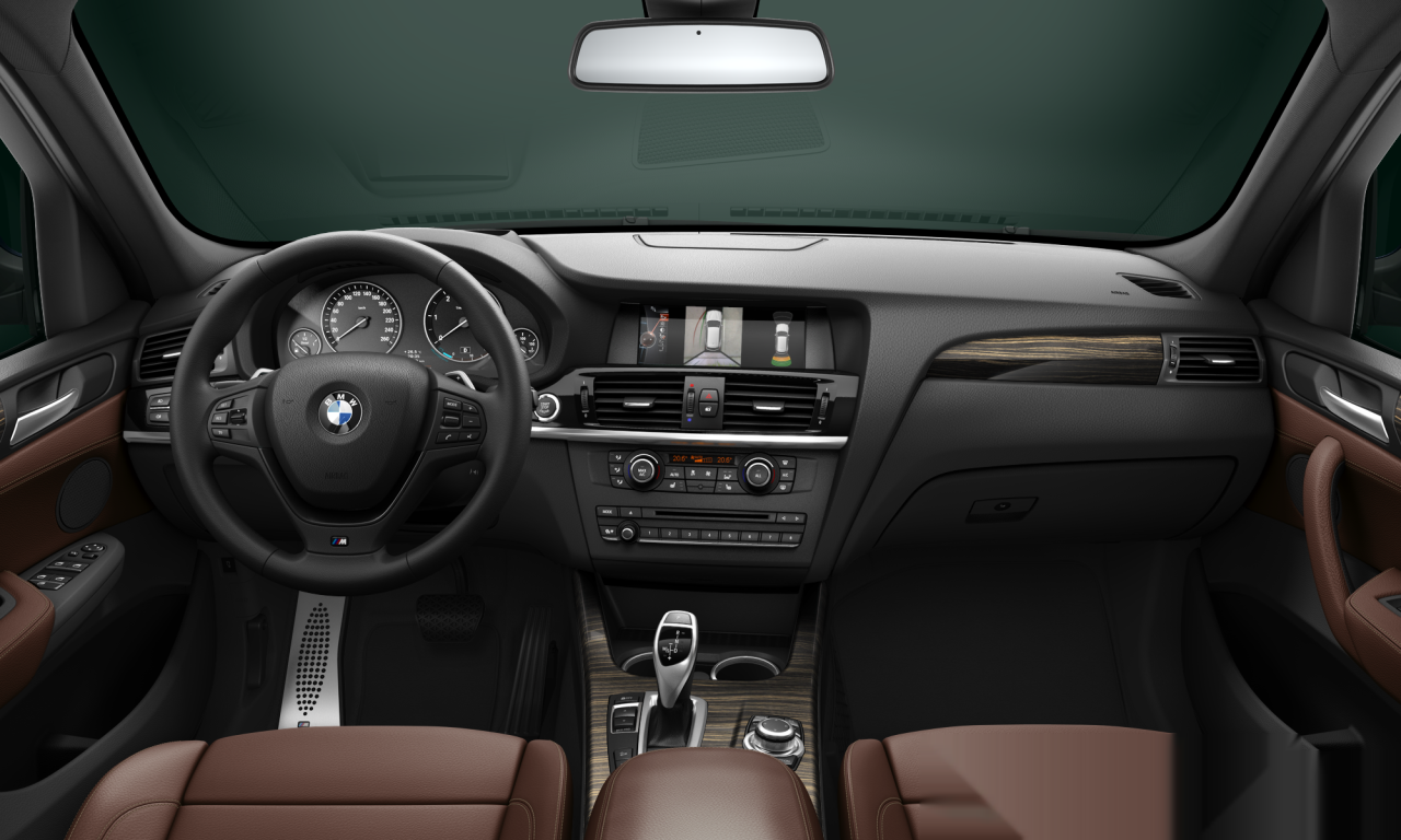 Interior of BMW X3 xDrive35d (F25), VIN WBAWY710400B59534