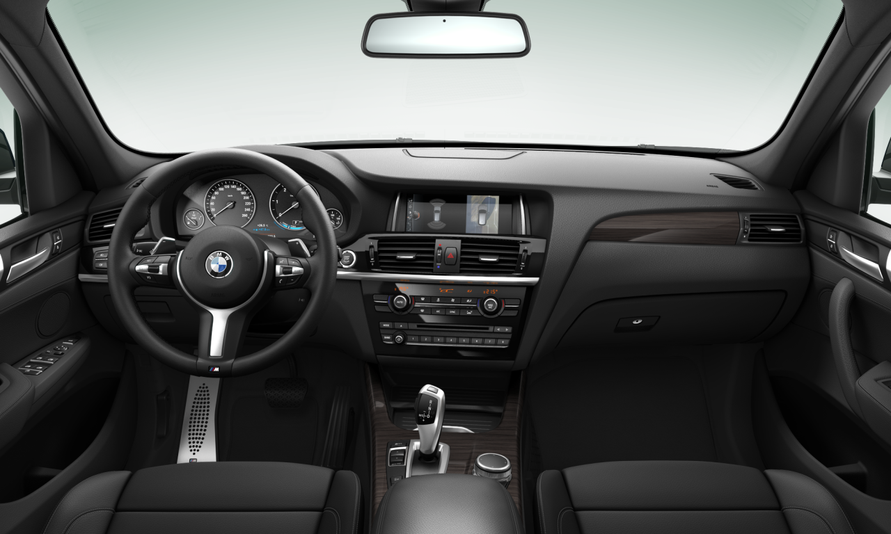 Interior of BMW X3 xDrive20d (F25), VIN WBAWZ520000W91425