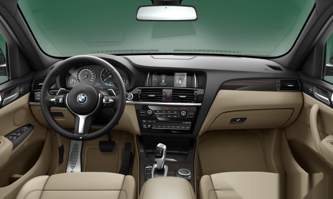 Interior of BMW X3 xDrive20d (F25), VIN WBAWZ520500W91713