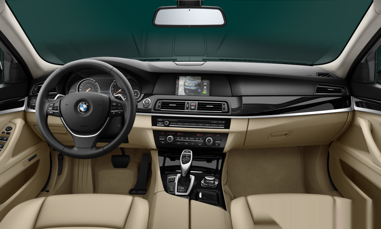 Interior of BMW 525d xDrive (F10), VIN WBAXA1108DDX29245