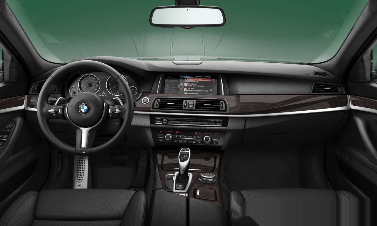 Interior of BMW 535d (F10 (MUE)), VIN WBAXA5C55ED001609