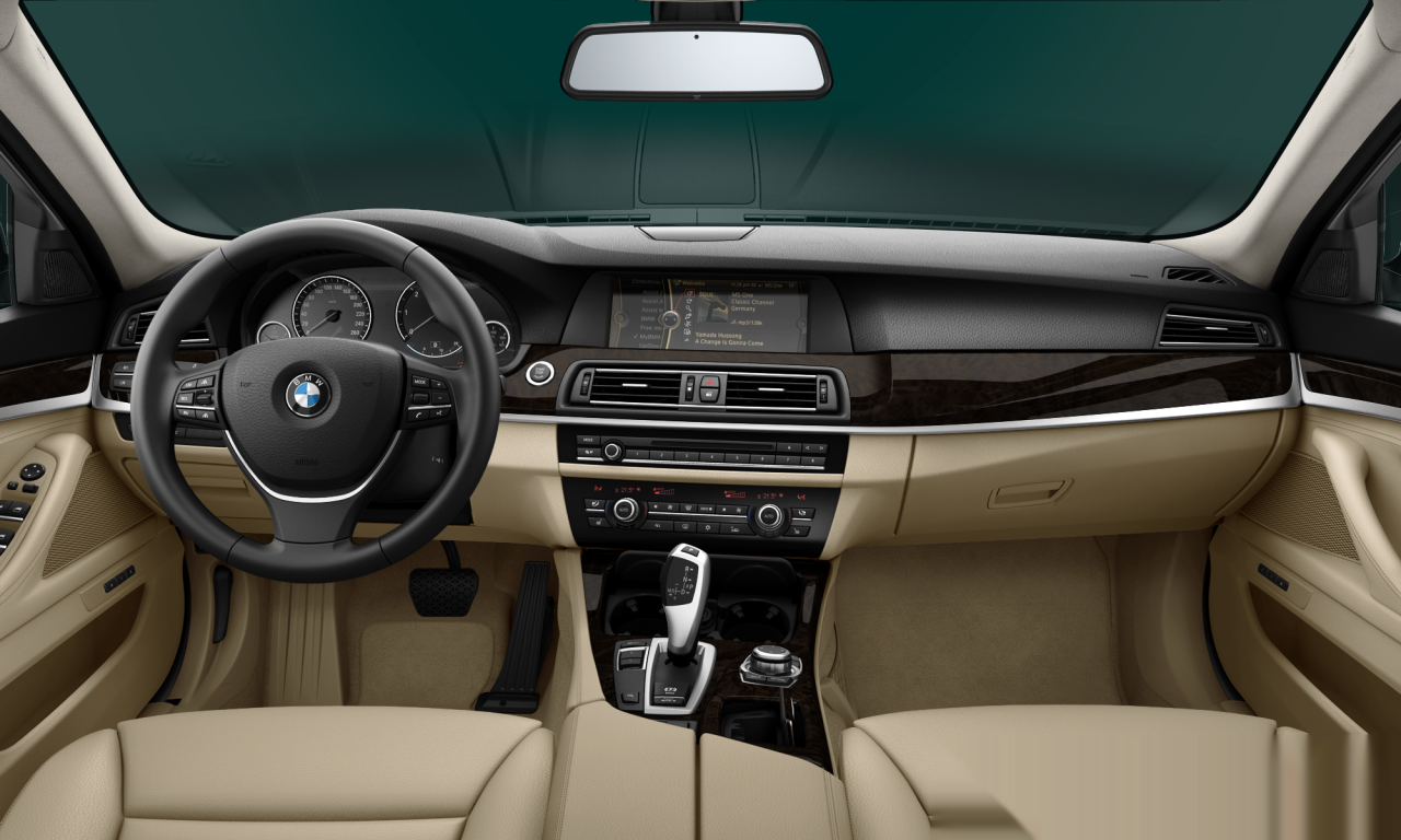 Interior of BMW 530d (F11), VIN WBAXB51090DW55817
