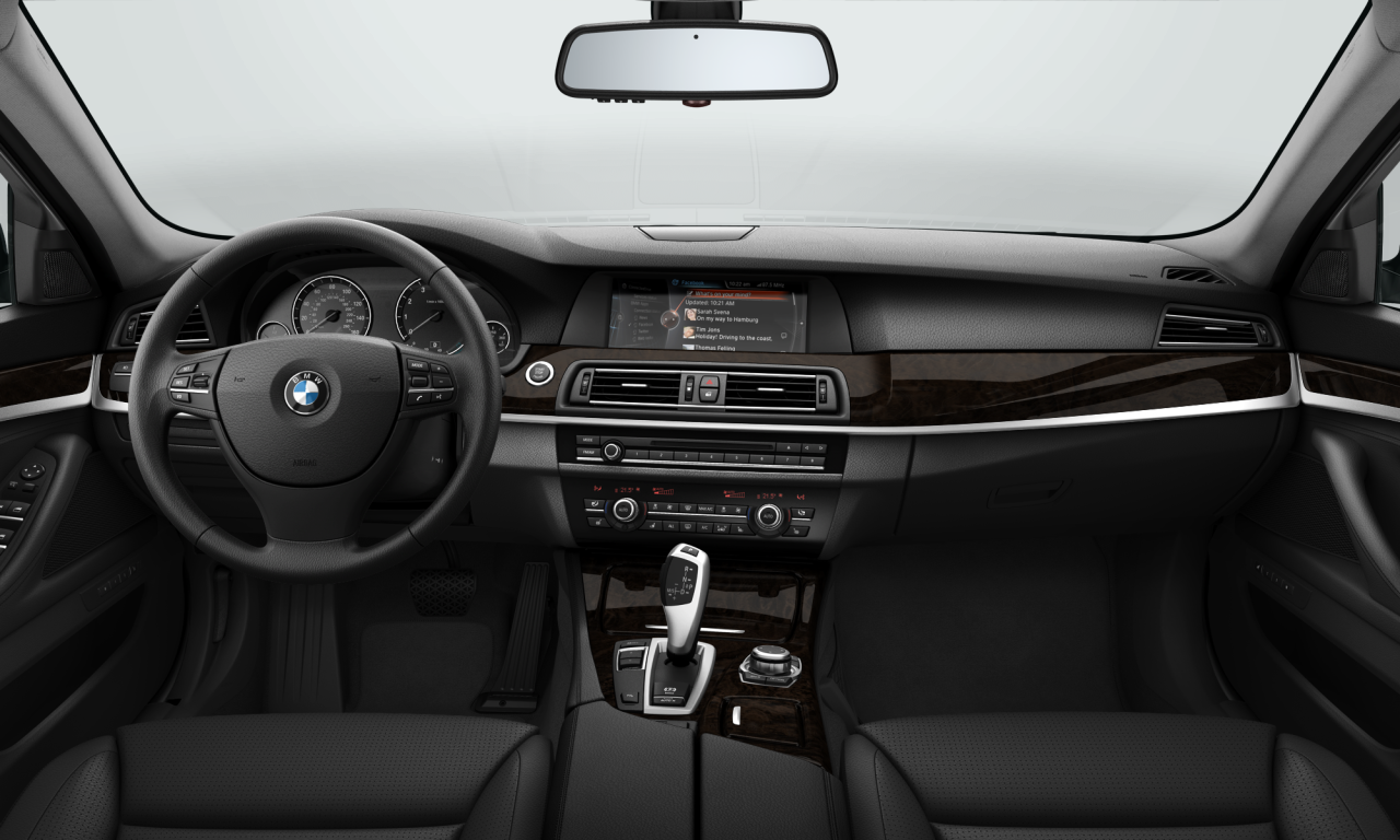 Interior of BMW 528i (F10), VIN WBAXG5C59DD234230