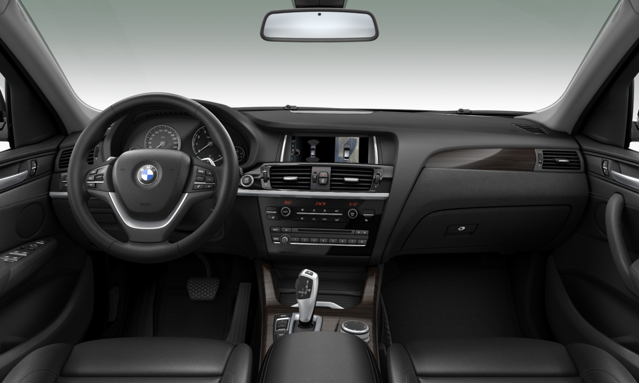 Interior of BMW X4 xDrive20i (F26), VIN WBAXW120100Y93065