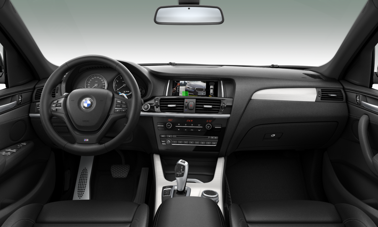 Interior of BMW X4 xDrive20i (F26), VIN WBAXW120300G74871