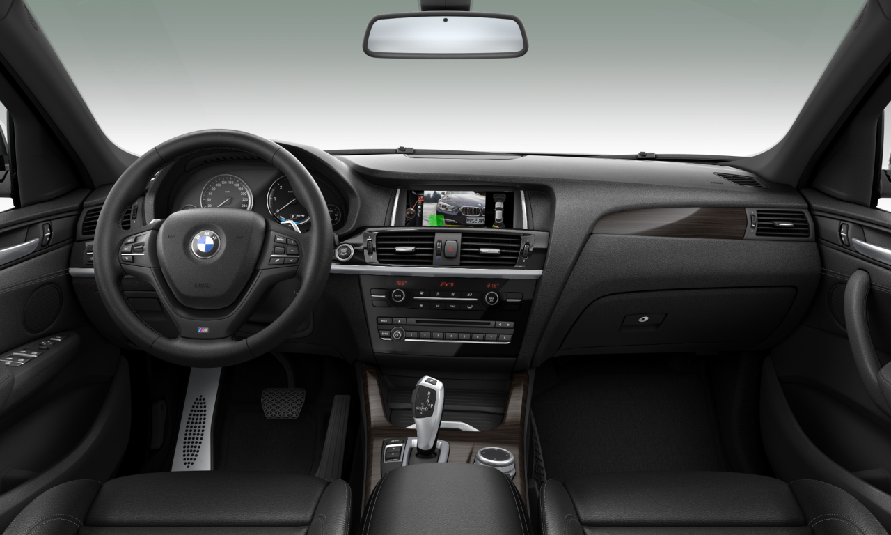 Interior of BMW X4 xDrive20d (F26), VIN WBAXX120100S30768