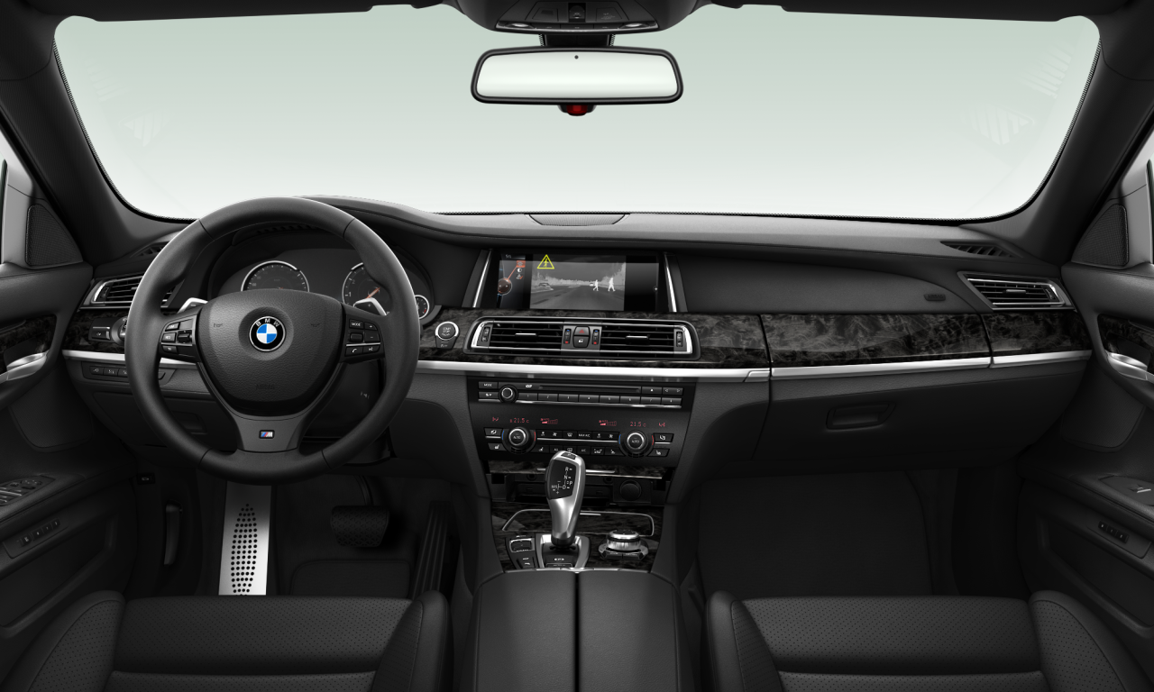 Interior of BMW 750Li (F02 (MUE)), VIN WBAYE82060DW87930