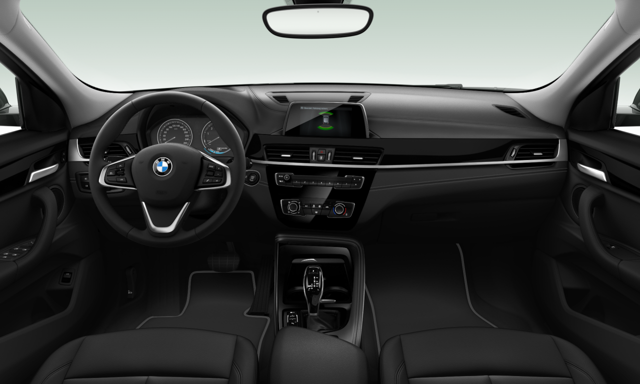 Interior of BMW X2 sDrive18i (F39), VIN WBAYH12040EB36326