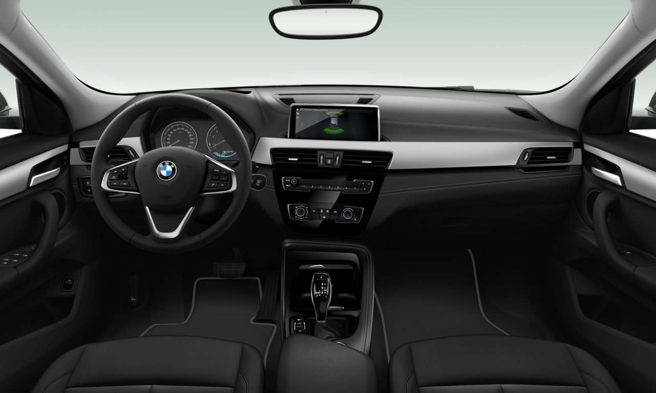 Interior of BMW X2 sDrive18i (F39), VIN WBAYH12090EM94356
