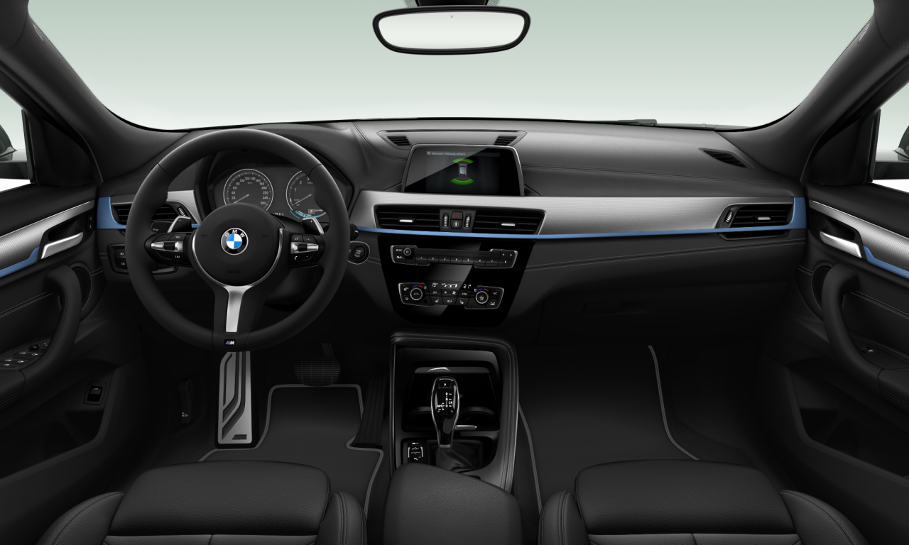 Interior of BMW X2 sDrive20i (F39), VIN WBAYH32030EH09275