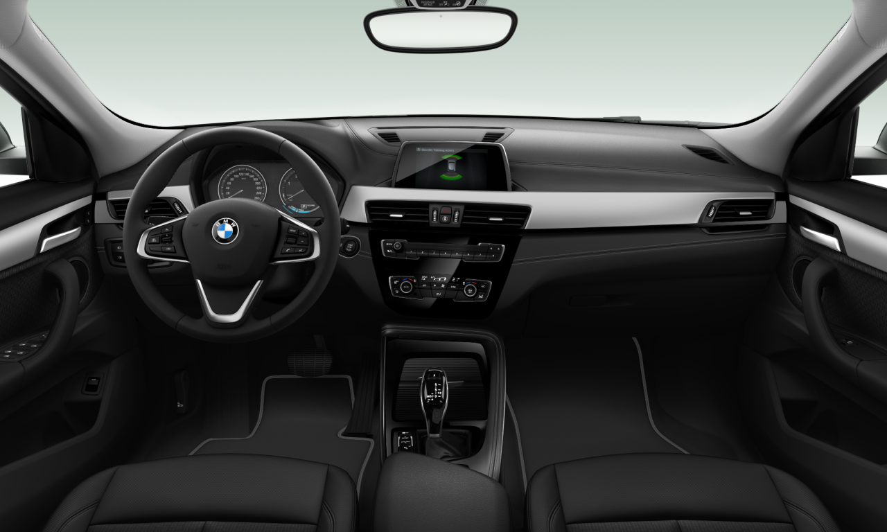 Interior of BMW X2 sDrive18d (F39), VIN WBAYK51080EJ95600
