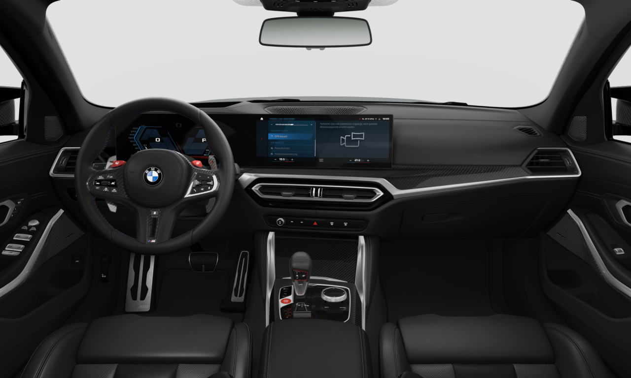 Interior of BMW M3 Competition M xDrive (G81), VIN WBS11GB08RFT19074